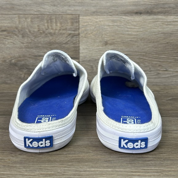 Keds Slip-On Women's 9 White Canvas Kick Start Mule Hands Free Shoes Casual - Picture 8 of 8